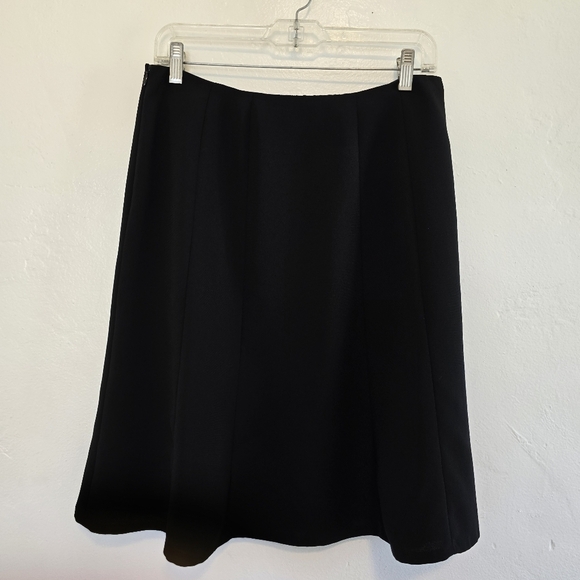 Calvin Klein - Black A-Line Suit Skirt - Picture 6 of 11